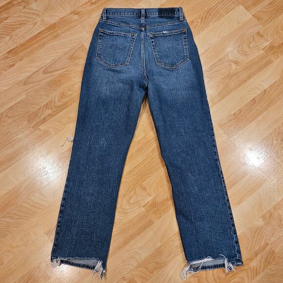 Abercrombie & Fitch Jeans Womens 2 The Ankle Straight Ultra High Rise Curve Love - Picture 7 of 12